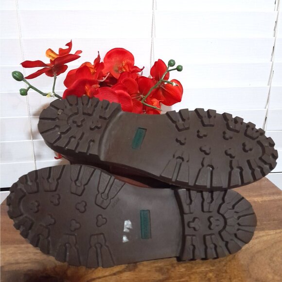 Women's Cole Haan Dark Brown Leather Pull On Chelsea Boots Sz 9M - Picture 5 of 8